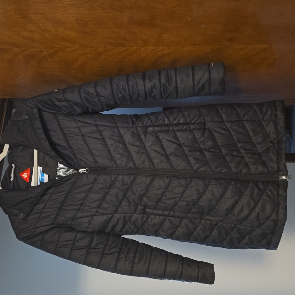 Columbia Omni-Heat Women's Black Puffer Coat Fitted